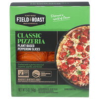 Field Roast MEAT & CHEESE Co Case Classic Pizzeria Plant-Based Pepperoni Slices - 5 Ounce