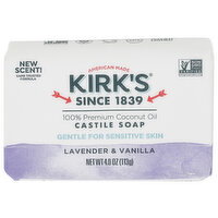 KIRK'S Lavender & Vanilla Castile Soap - 4 Ounce