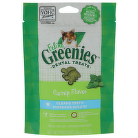 Greenies Feline Treats For Cats, Catnip Flavor - 2.1 Ounce