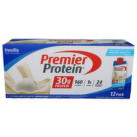 Premier Protein High Shake, Vanilla - 0.086 Gallon - 12 Count