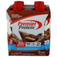Premier Protein High Shake, Chocolate Peanut Butter, 4 Pack - 11 Fluid Ounce - 4 Count