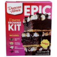 Duncan Hines Epic Fudgy S'mores Brownie Kit - 24.16 Ounce