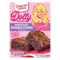 Duncan Hines Dolly Parton's Fabulously Double Fudge Brownie Mix - 17.6 Ounce