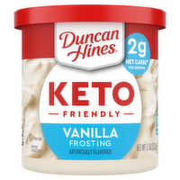 Duncan Hines Keto Friendly Vanilla Flavored Frosting - 11 Ounce