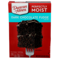 Duncan Hines Dark Chocolate Fudge Cake Mix - 15.25 Ounce