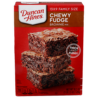 Duncan Hines Chewy Fudge Brownie Mix - 18.3 Ounce
