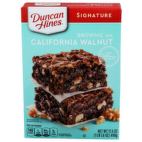 Duncan Hines Signature California Walnut Brownie Mix - 17.6 Ounce
