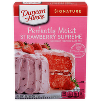 Duncan Hines Signature Strawberry Supreme Cake Mix - 15.25 Ounce