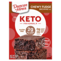 Duncan Hines Keto Friendly Chewy Fudge Brownie Mix - 10 Ounce