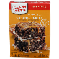 Duncan Hines Caramel Turtle Brownie Mix - 16.7 Ounce