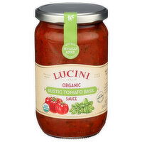 Lucini Italia Rustic Tomato Basil Pasta Sauce Organic - 24 Ounce