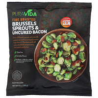 Puravida Brussel Sprouts Bacon Iqf - 10 Ounce