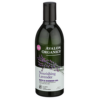 Avalon Organics Nourishing Lavender Bath And Shower Gel - 355 ml - 1 Count