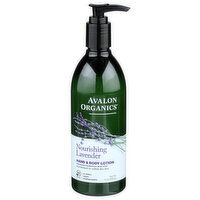 Avalon Organics Nourishing Lavender Hand & Body Lotion Ao Ltn - 12 Ounce