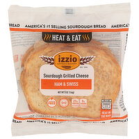 izzio Artisan Bakery Ham & Swiss Sourdough Grilled Cheese - 5 Ounce