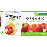 Honest Kids Juice Drink Appley Ever After Organic - 6.75 Fluid Ounce - 8 Count