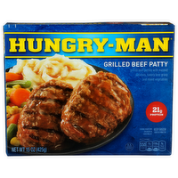 Hungry-Man Grilled Beef Patty - 15 Ounce