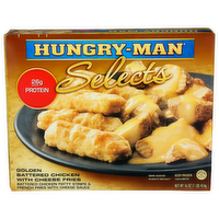 Hungry-Man Selects Golden Battered Chicken With Cheese Fries - 16 Ounce