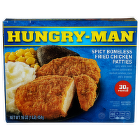 Hungry-Man Spicy Boneless Fried Chicken Patties - 16 Ounce