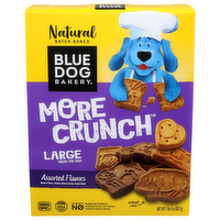 Blue Dog Bakery Assorted Flavors Bacon & Cheese, Chicken, Natural Peanut Butter More Crunch - 20 Ounce
