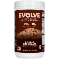 Evolve Plant Based Protein Powder Double Chocolate - 16 Ounce