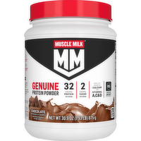 Muscle Milk Genuine Protein Powder Chocolate Artificially Flavored - 30.9 Ounce