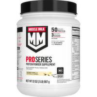 Muscle Milk Pro Series Protein Powder Supplement Intense Vanilla Artificially Flavored - 32 Ounce