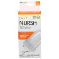 Boon Nursh Medium Silicone Pouch Bottle - 8 Ounce