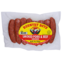 Kountry Boys Smoked Pork & Beef Sausage - 24 Ounce