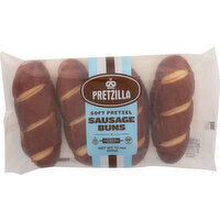 PRETZILLA Pretzel Buns Sausage - 10.4 Ounce