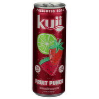 Kuii Prebiotic Fruit Punch Soda - 12 Fluid Ounce