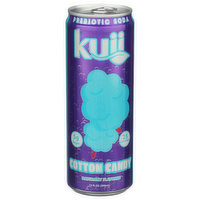 Kuii Prebiotic Cotton Candy Soda - 12 Fluid Ounce