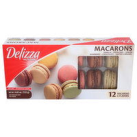 Delizza Patisserie Macarons Assorted - 0.388 Ounce - 12 Count