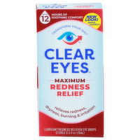 Clear Eyes Lubricantredness Reliever Eye Drops - 0.5 Fluid Ounce