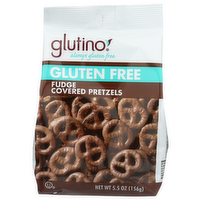 Glutino Pretzels Chocolate Fudge Covered - 5.5 Ounce