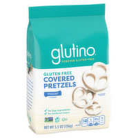 Glutino Gluten Free Yogurt Flavored Covered Pretzels, Snacks - 5.5 Ounce