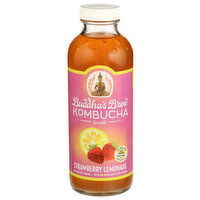 BUDDHA's Brew Kombucha Buddhas Strawberry Lemonade - 16 Fluid Ounce