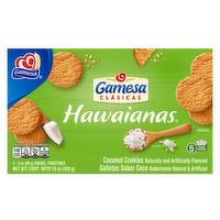 Gamesa Hawaianas Cookies Coconut Flavored - 15 Ounce
