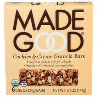 Madegood Granola Bar Cookies And Crème - 0.85 Ounce - 6 Count