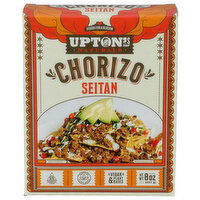 UPTON'S NATURALS Chorizo Ground Seitan Flavored Wheat-Based Meat Alternative - 8 Ounce
