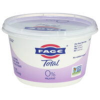 Fage Total 0% Milkfat Plain Greek Strained Yogurt - 16 Ounce