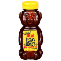 Kelley's Raw And Unfiltered Local Texas Honey Bear - 12 Fluid Ounce