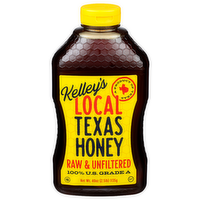Kelley's Raw & Unfiltered Local Texas Honey - 40 Fluid Ounce