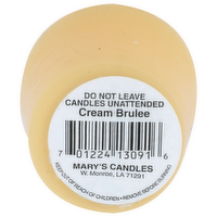 Mary's Candles Cream Brulee Candle - 1 Each