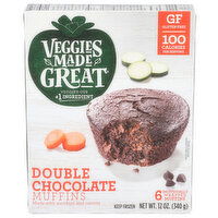 Garden Lites Double Chocolate Muffins - 2 Ounce - 6 Count