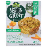 Veggies Made Great Veggie Cakes Broc Chddr - 2 Ounce - 6 Count