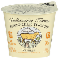 Bellwether Farms Vanilla Sheep Milk Yogurt - 6 Ounce