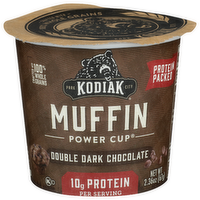 Kodiak Double Dark Chocolate Muffin Power Cup - 2.36 Ounce