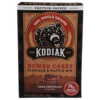Kodiak Dark Chocolate Power Cakes Flapjack & Waffle Mix - 18 Ounce