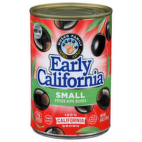 Musco Family Early California Sea Salt Small Pitted Ripe Olives - 6 Ounce